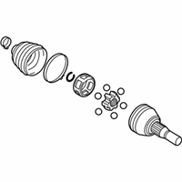 OEM 2009 Cadillac STS CV Joints - 88957233