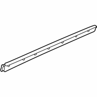 OEM 2000 Honda Accord Weatherstrip, L. RR. Door (Inner) - 72875-S84-A01