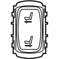 OEM BMW 435i Seat Adjustment Switch, Left - 61-31-9-390-521