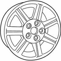 OEM 2011 Dodge Grand Caravan Wheel-Aluminum - 1SP68GSAAA