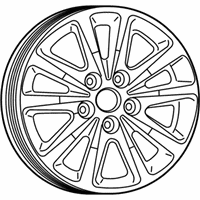 OEM Chrysler Town & Country Aluminum Wheel - 5QT77DD5AA
