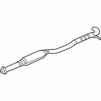 OEM 2005 Saturn Vue Exhaust Resonator ASSEMBLY (W/ Exhaust Pipe) - 15898910