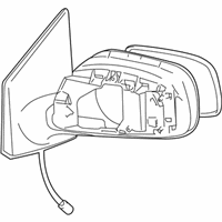 OEM 2012 Toyota Corolla Mirror Assembly - 87910-12C40