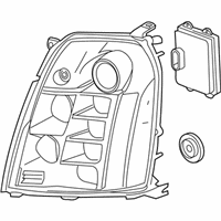 OEM 2012 Cadillac Escalade ESV Headlamp Assembly - 84086144