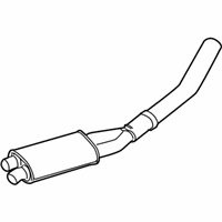 OEM 2010 BMW X5 Intermediate Pipe - 18-10-7-524-769