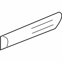 OEM 2010 GMC Yukon XL 2500 Body Side Molding - 15950534