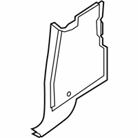 OEM 2019 Nissan Titan XD GARNISH-Lock Pillar, Lower LH - 76916-ZR31B