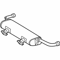 OEM 2010 Lexus SC430 Exhaust Tail Pipe Assembly - 17430-50200