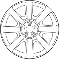 OEM 2003 Infiniti M45 Aluminum Wheel - 40300-CR925