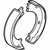 OEM 2008 Chrysler Aspen Parking Brake Shoe And Lining Kit - 68001472AB