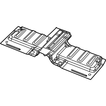 OEM Jeep Grand Cherokee L RAN-CENTER FLOOR - 68551928AA