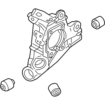 OEM Nissan Rogue Housing Assy-Rear Axle, LH - 43019-6RA1A