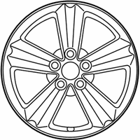 OEM 2011 Toyota Matrix Wheel, Alloy - 42611-02D60