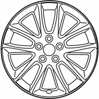 OEM 2010 Toyota Matrix Wheel, Alloy - 42611-02A50