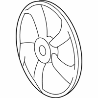 OEM 2009 Pontiac Vibe Fan Blade - 88975761