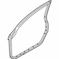 OEM 2005 Infiniti FX35 Weatherstrip-Front Door, LH - 80831-CG000