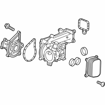 OEM Chevrolet Trailblazer Water Pump Assembly - 55505441