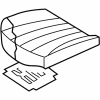 OEM 2002 Infiniti Q45 Cushion Assy-Rear Seat, RH - 88300-AR615