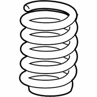 OEM 2008 Chevrolet Silverado 2500 HD Front Spring - 15911941