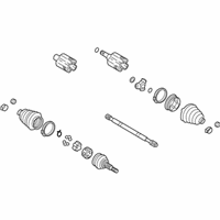 OEM 2005 Pontiac Montana Front Wheel Drive Shaft Kit - 26093721