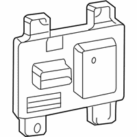 OEM 2009 Chevrolet Silverado 2500 HD Engine Control Module Assembly - 19260758