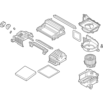 OEM Hyundai Ioniq 5 BLOWER UNIT - 97100-GI000