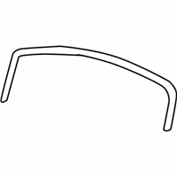 OEM 2002 Hyundai Santa Fe Weatherstrip Assembly-Rear Door Opening, LH - 83110-26000-TI