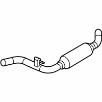 OEM 2013 Ford Focus Center Muffler - BV6Z-5230-B