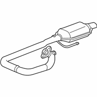 OEM 1999 Jeep Wrangler Catalytic Converter & Pipe - 5083055AB