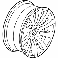 OEM 2012 BMW 535i xDrive Light Alloy Rim - 36-11-6-790-173