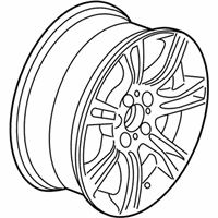 OEM 2011 BMW 535i Disc Wheel Light Alloy Dekor Silver 2 - 36-11-7-842-650