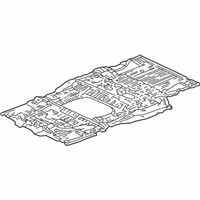 OEM 2004 Honda Odyssey Panel, Floor - 65111-S0X-A01ZZ