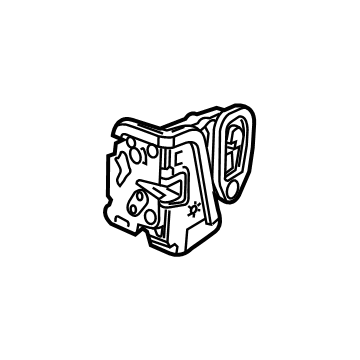 OEM 2020 Cadillac CT4 Lock Assembly - 13533690