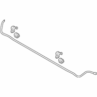 OEM Kia Stinger Bar Assembly-Rear Stabilizer - 55510J5000