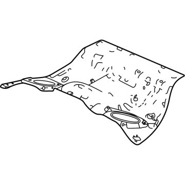 OEM 2022 Acura TLX Floor, Rear - 65511-TGV-A00ZZ