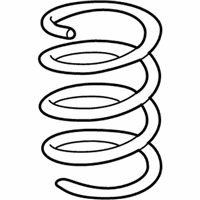 OEM 2008 Chrysler PT Cruiser Front Suspension Coil Spring - 4656529AD