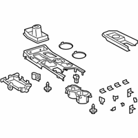 OEM 2017 Lexus RC300 Panel Sub-Assembly, Console - 58804-24091-C0