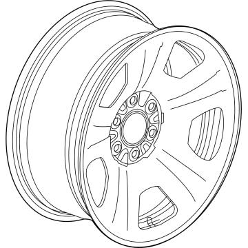 OEM 2021 Chevrolet Tahoe Spare Wheel - 23376235