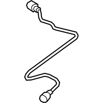 OEM BMW M4 PIPE, RADIATOR-EXPANSION TAN - 17-12-8-096-445