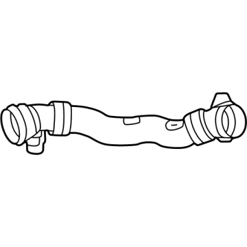 OEM 2021 BMW M4 HOSE, COOLANT RADIATOR - THE - 17-12-8-096-427