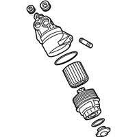 OEM 2019 Lexus LC500h Bracket Sub-Assy, Oil Filter - 15609-31051