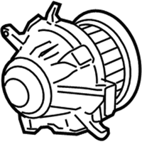OEM 2012 Chevrolet Tahoe Blower Motor - 84879262