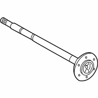 OEM 2009 Hummer H3 Rear Axle Drive Shaft - 15840082