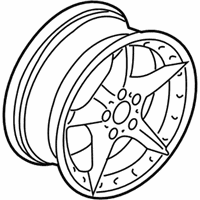 OEM 2004 BMW Z4 Two-Piece Light Alloy Rim - 36-11-6-758-195