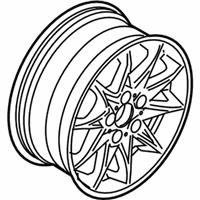 OEM 2004 BMW Z4 Light Alloy Rim - 36-11-6-758-189
