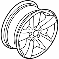 OEM 2004 BMW Z4 Light Alloy Rim - 36-11-6-771-255