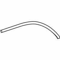 OEM 2004 Honda Accord Molding, L. RR. Door Sash (Black) - 72965-SDA-A11