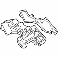 OEM 2000 Nissan Frontier Pump Assembly Water - 21010-4S10A