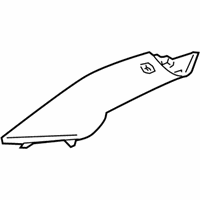 OEM 2008 BMW 328xi Cover, Column A Left - 51-43-6-954-665