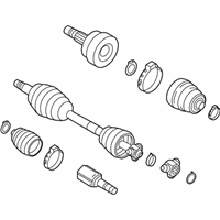 OEM 2018 Jeep Renegade Axle Half Shaft - 68246467AA